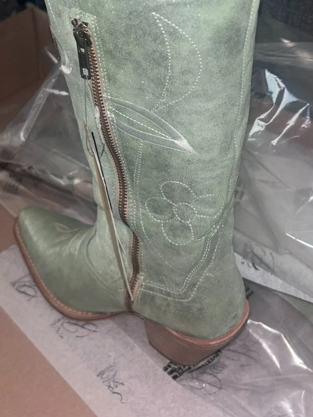 Dan Post Women's METALLIC Jilted High Western Boots